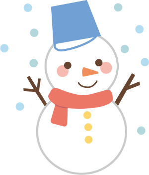 雪だるまイラスト